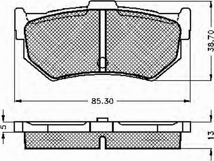 Spidan 32128 - Komplet Pločica, disk-kočnica www.molydon.hr