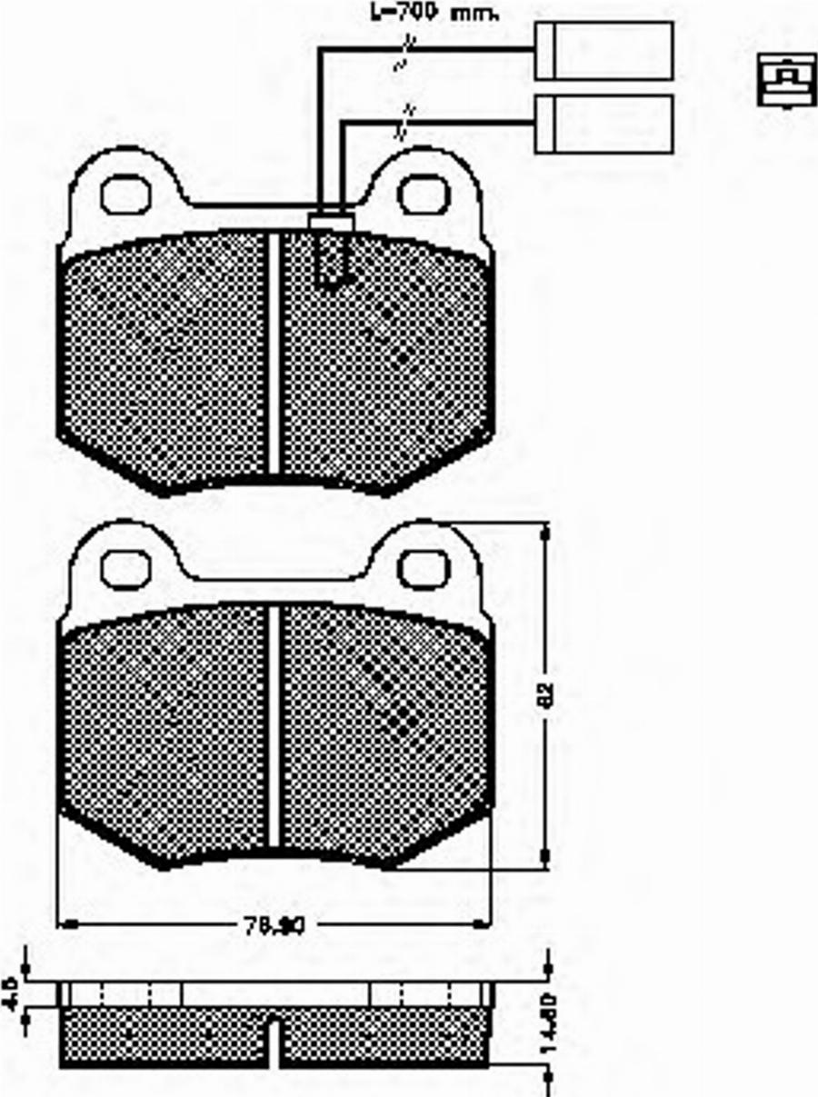 Spidan 32123 - Komplet Pločica, disk-kočnica www.molydon.hr