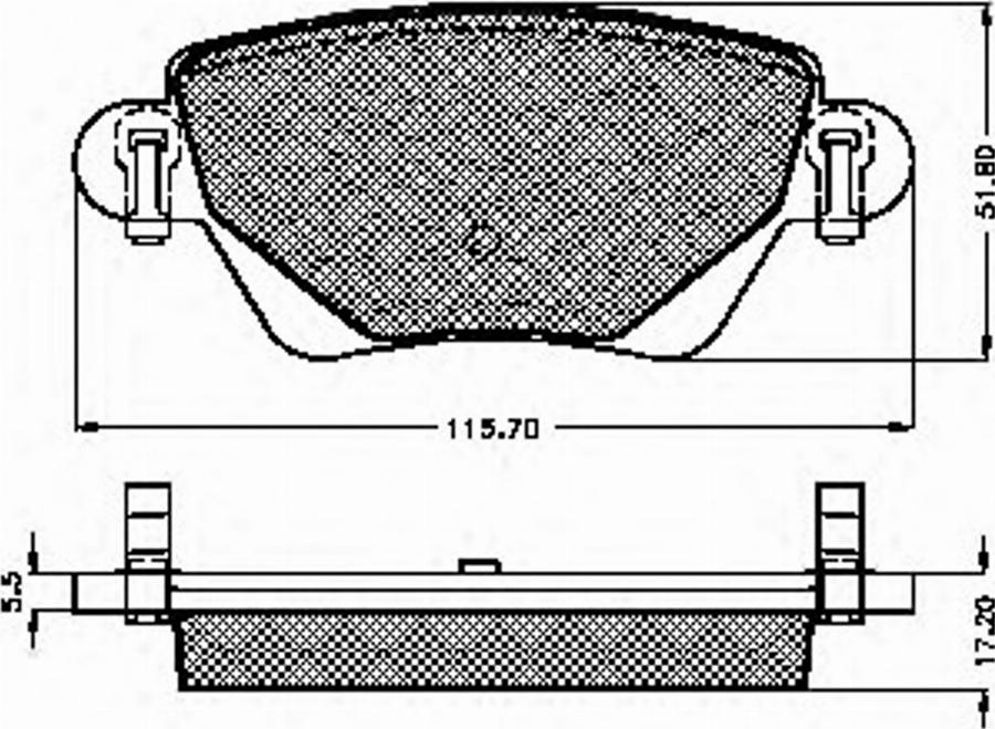 Spidan 32898 - Komplet Pločica, disk-kočnica www.molydon.hr