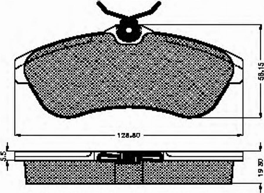 Spidan 32844 - Komplet Pločica, disk-kočnica www.molydon.hr