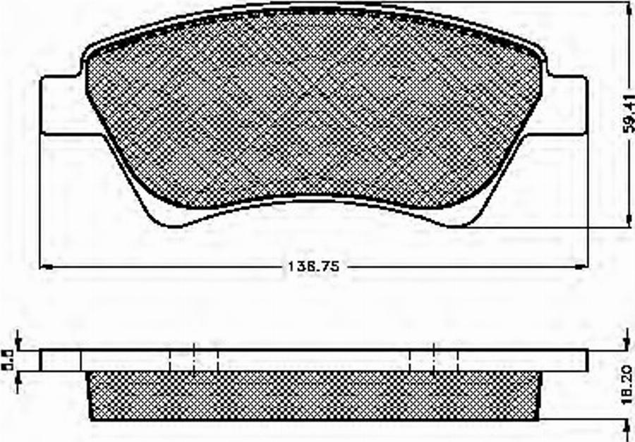 Spidan 32855 - Komplet Pločica, disk-kočnica www.molydon.hr