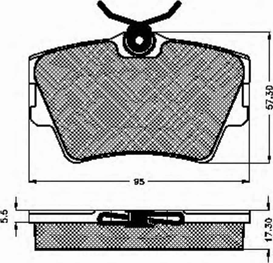 Spidan 32801 - Komplet Pločica, disk-kočnica www.molydon.hr