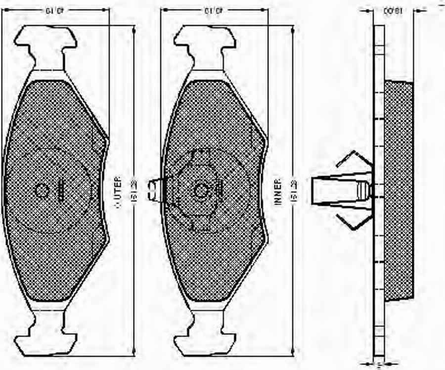 Spidan 32818 - Komplet Pločica, disk-kočnica www.molydon.hr