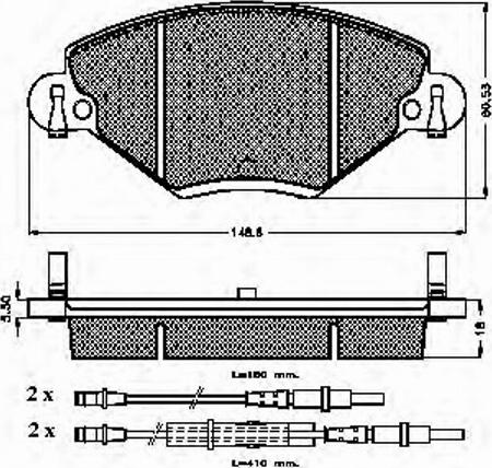 Spidan 32835 - Komplet Pločica, disk-kočnica www.molydon.hr