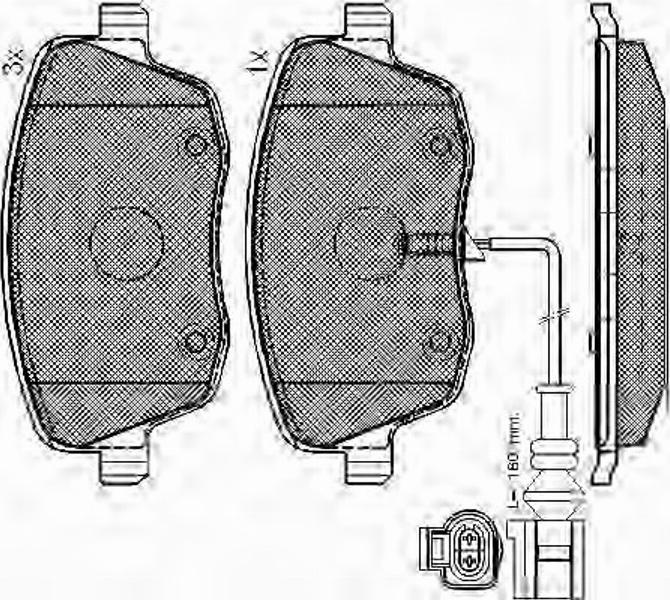 Spidan 32833 - Komplet Pločica, disk-kočnica www.molydon.hr