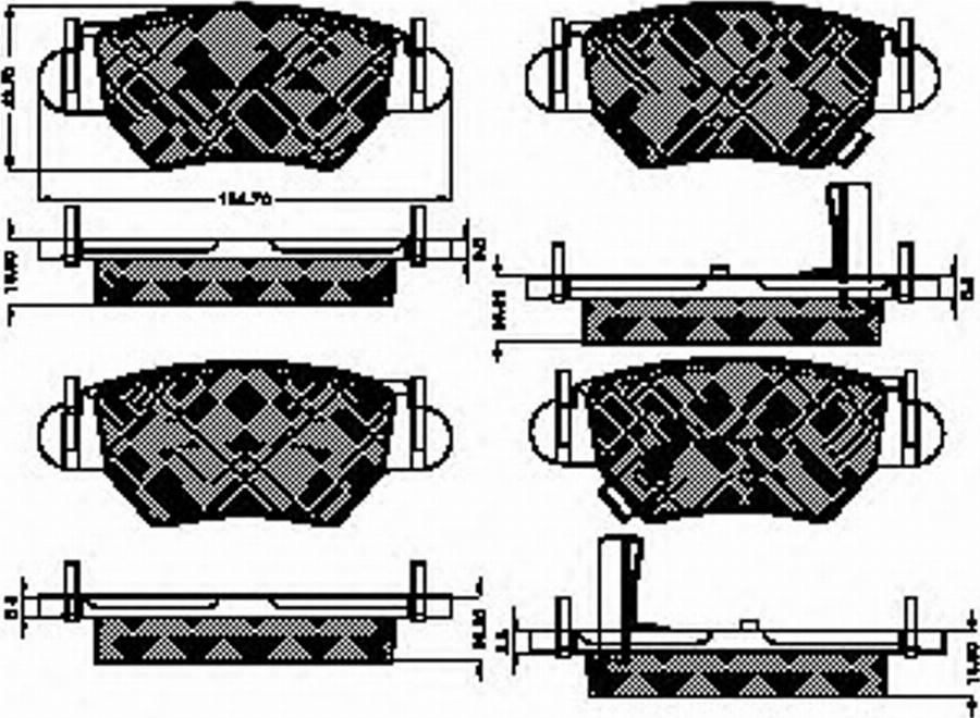 Spidan 32879 - Komplet Pločica, disk-kočnica www.molydon.hr