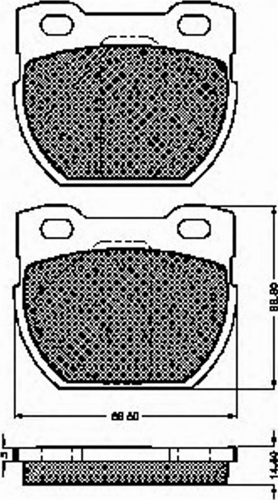 Spidan 32874 - Komplet Pločica, disk-kočnica www.molydon.hr