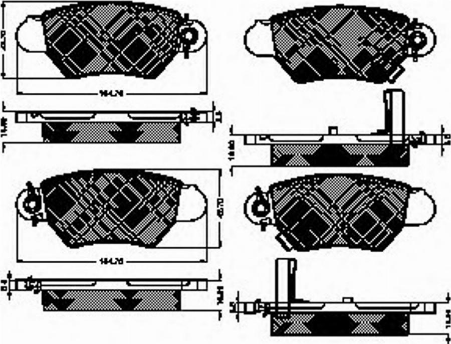 Spidan 32335 - Komplet Pločica, disk-kočnica www.molydon.hr