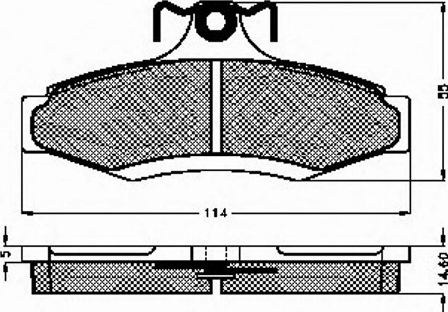 Spidan 32322 - Komplet Pločica, disk-kočnica www.molydon.hr