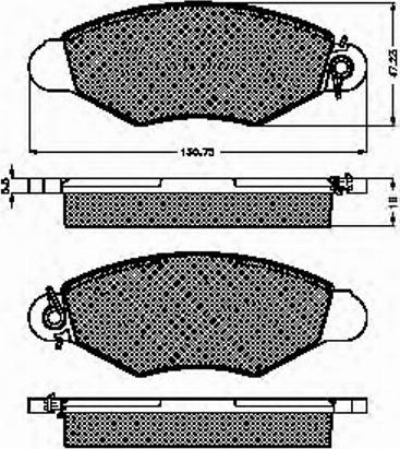 Spidan 32291 - Komplet Pločica, disk-kočnica www.molydon.hr