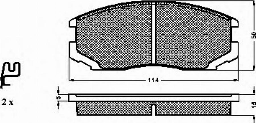 Spidan 32242 - Komplet Pločica, disk-kočnica www.molydon.hr