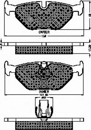 Spidan 32258 - Komplet Pločica, disk-kočnica www.molydon.hr