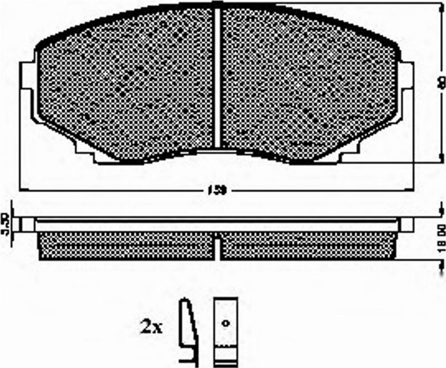 Spidan 32269 - Komplet Pločica, disk-kočnica www.molydon.hr