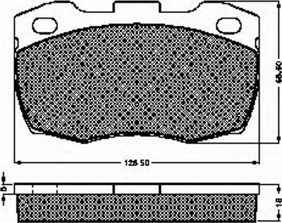 Spidan 32261 - Komplet Pločica, disk-kočnica www.molydon.hr