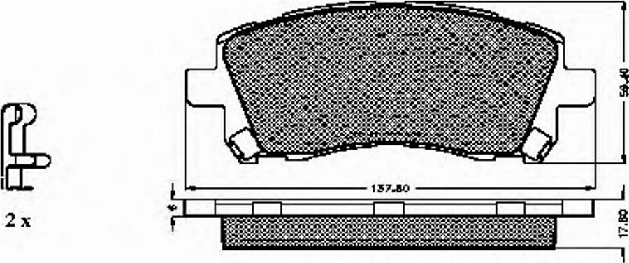 Spidan 32280 - Komplet Pločica, disk-kočnica www.molydon.hr