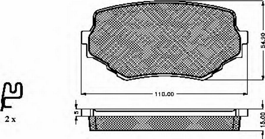 Spidan 32283 - Komplet Pločica, disk-kočnica www.molydon.hr