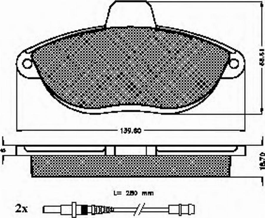 Spidan 32226 - Komplet Pločica, disk-kočnica www.molydon.hr