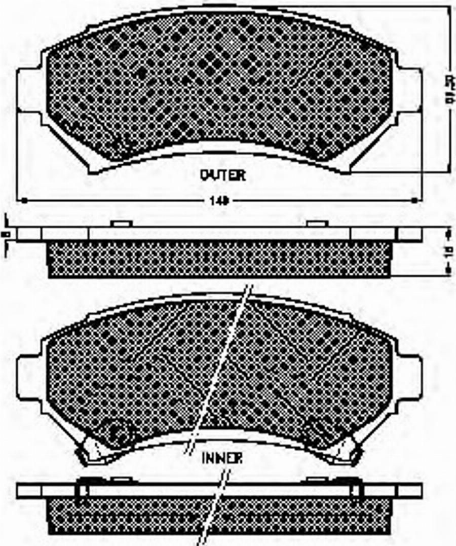 Spidan 32273 - Komplet Pločica, disk-kočnica www.molydon.hr