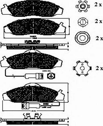 Spidan 32277 - Komplet Pločica, disk-kočnica www.molydon.hr