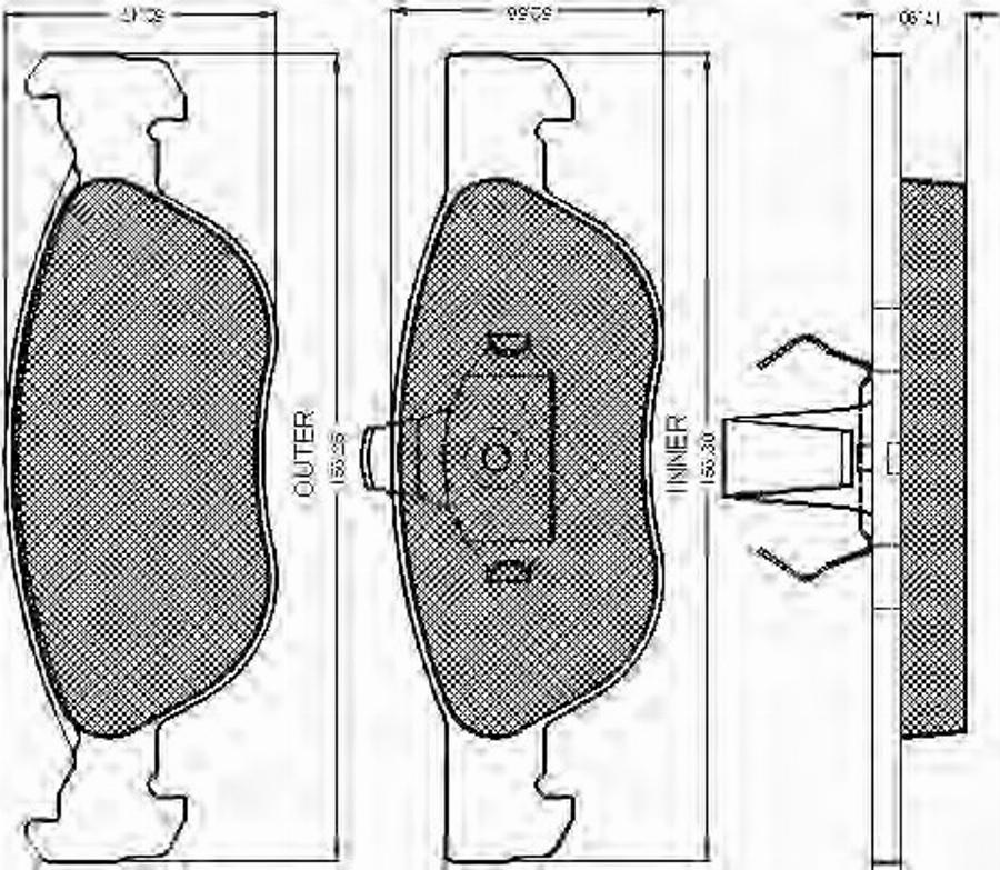 Spidan 32794 - Komplet Pločica, disk-kočnica www.molydon.hr