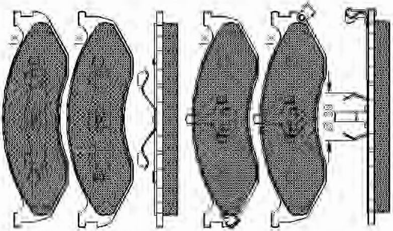 Spidan 32795 - Komplet Pločica, disk-kočnica www.molydon.hr