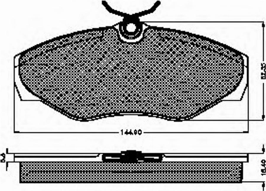 Spidan 32744 - Komplet Pločica, disk-kočnica www.molydon.hr