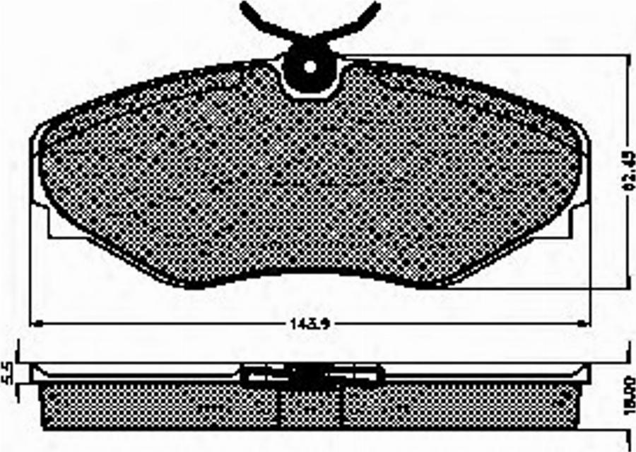 Spidan 32745 - Komplet Pločica, disk-kočnica www.molydon.hr