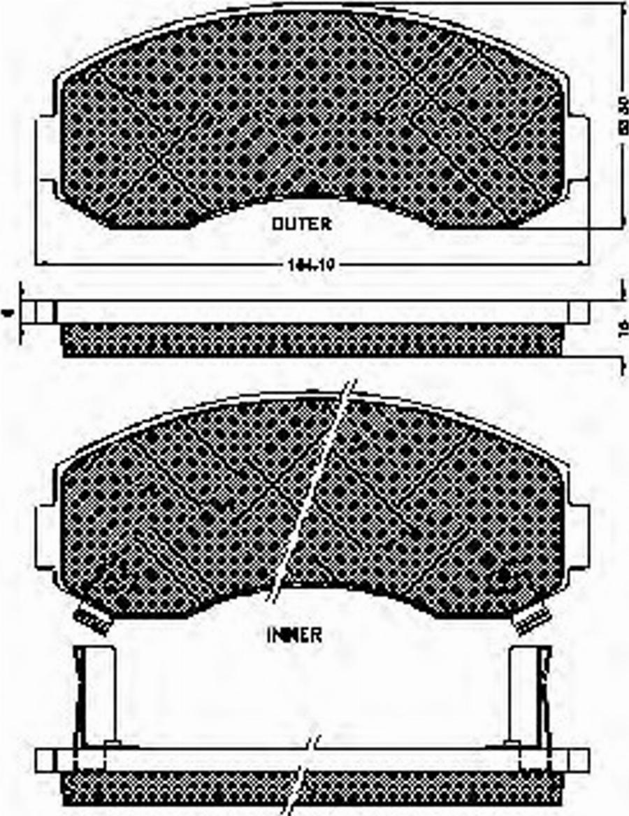 Spidan 32747 - Komplet Pločica, disk-kočnica www.molydon.hr