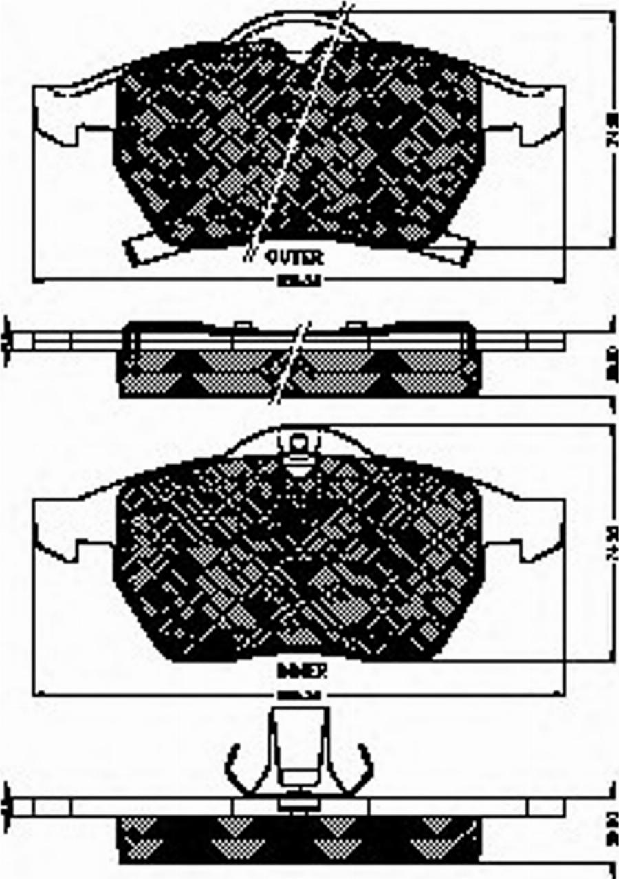 Spidan 32755 - Komplet Pločica, disk-kočnica www.molydon.hr