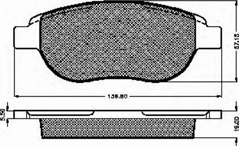 Spidan 32762 - Komplet Pločica, disk-kočnica www.molydon.hr