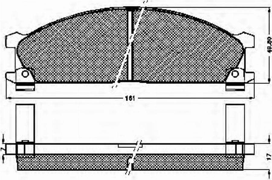 Spidan 32700 - Komplet Pločica, disk-kočnica www.molydon.hr