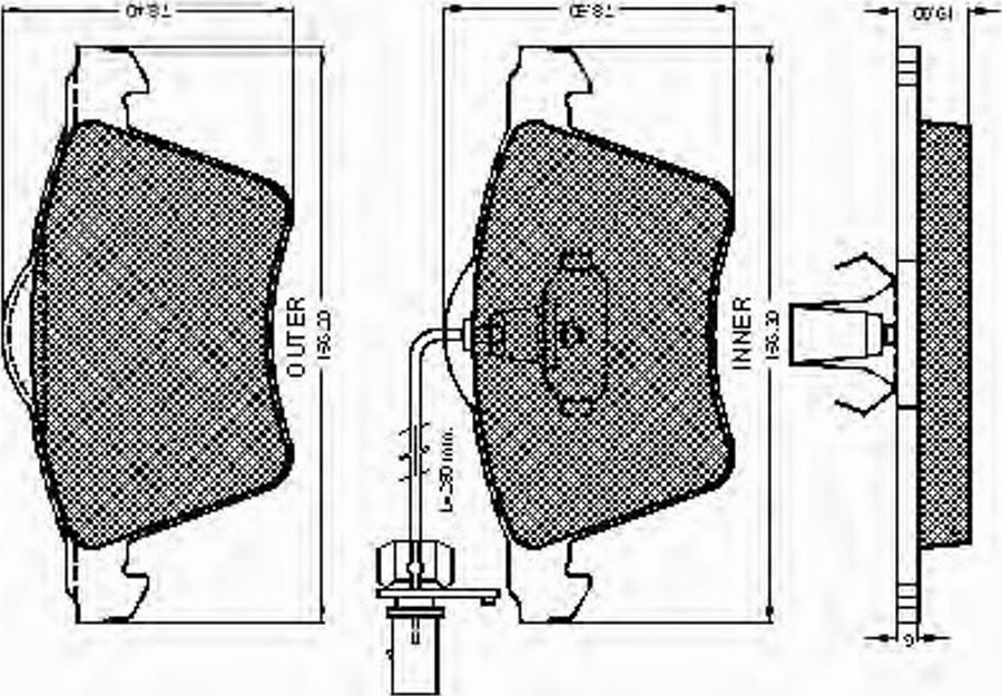 Spidan 32715 - Komplet Pločica, disk-kočnica www.molydon.hr