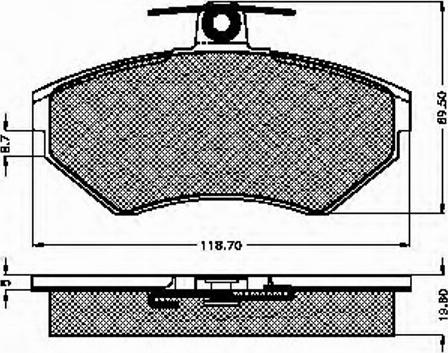 Spidan 32711 - Komplet Pločica, disk-kočnica www.molydon.hr