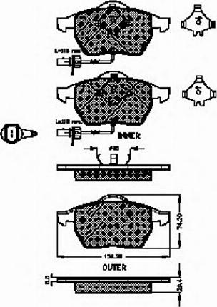 Spidan 32713 - Komplet Pločica, disk-kočnica www.molydon.hr