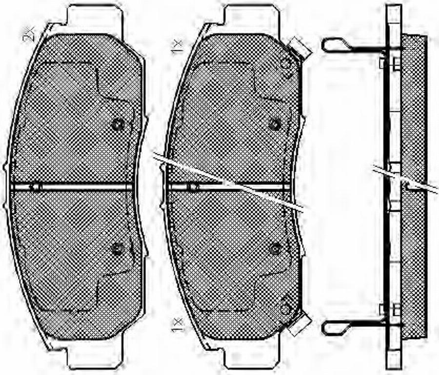 Spidan 32734 - Komplet Pločica, disk-kočnica www.molydon.hr