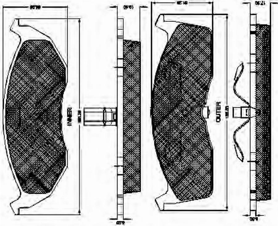 Spidan 32720 - Komplet Pločica, disk-kočnica www.molydon.hr