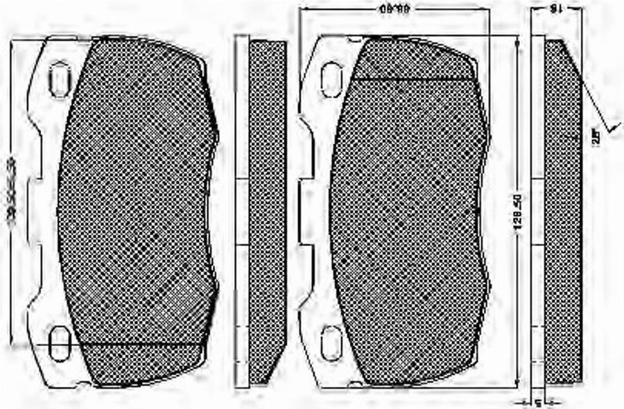 Spidan 32728 - Komplet Pločica, disk-kočnica www.molydon.hr