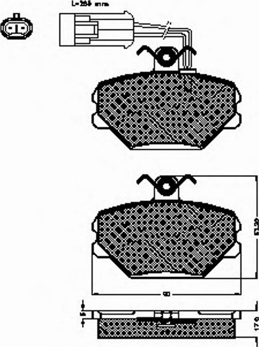 Spidan 32774 - Komplet Pločica, disk-kočnica www.molydon.hr