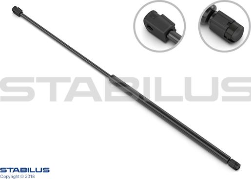 STABILUS 9272DM - Plinski amortizer, prtljaznik/utovarni prostor www.molydon.hr