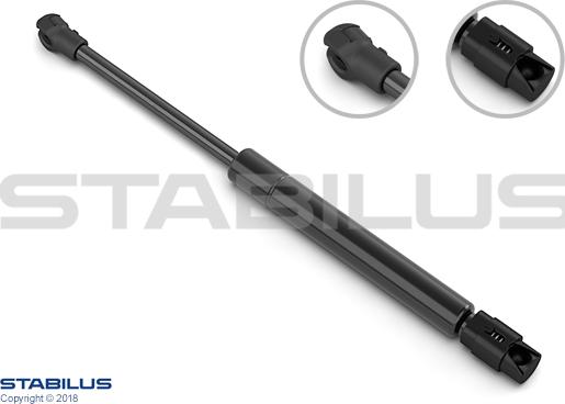 STABILUS 233051 - Plinski amortizer, pregrada (prtljaznik/utovarni prostor) www.molydon.hr