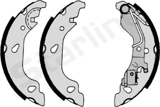 Starline BC 07690 - Komplet kočnica, bubanj kočnice www.molydon.hr