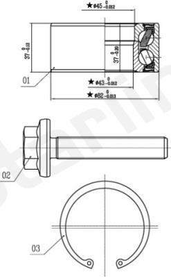 Starline LO 01356 - Komplet Ležaja kotača www.molydon.hr