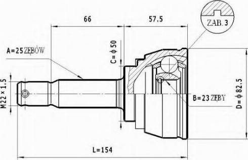 Statim C.454 - Kardan, Pogonska osovina www.molydon.hr