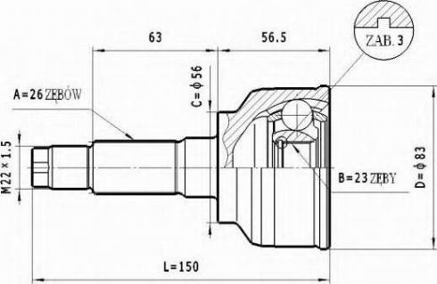 Statim C.469 - Kardan, Pogonska osovina www.molydon.hr