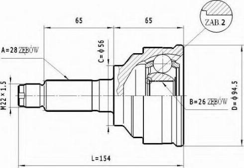 Statim C.461 - Kardan, Pogonska osovina www.molydon.hr