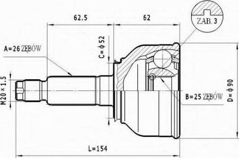 Statim C.470 - Kardan, Pogonska osovina www.molydon.hr