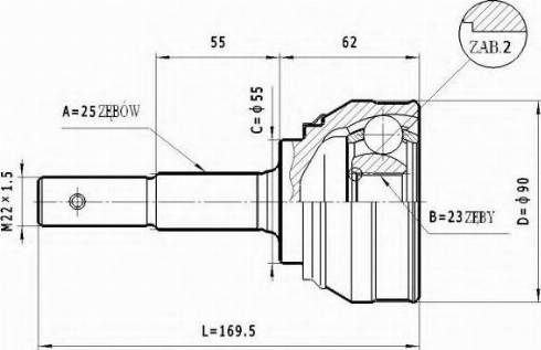 Statim C.549 - Kardan, Pogonska osovina www.molydon.hr