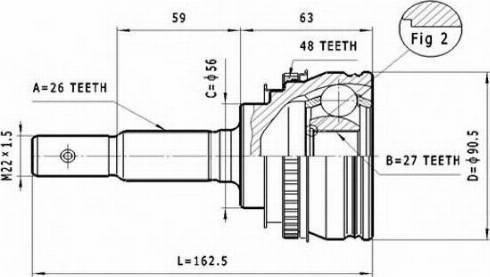 Statim C.569 - Kardan, Pogonska osovina www.molydon.hr