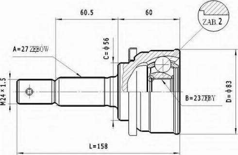 Statim C.501 - Kardan, Pogonska osovina www.molydon.hr