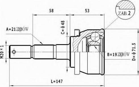 Statim C.508 - Kardan, Pogonska osovina www.molydon.hr